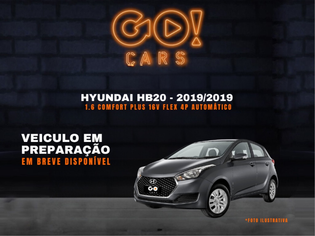 HYUNDAI HB20 1.6 COMFORT PLUS 16V FLEX 4P AUTOMÁTICO 2019/2019