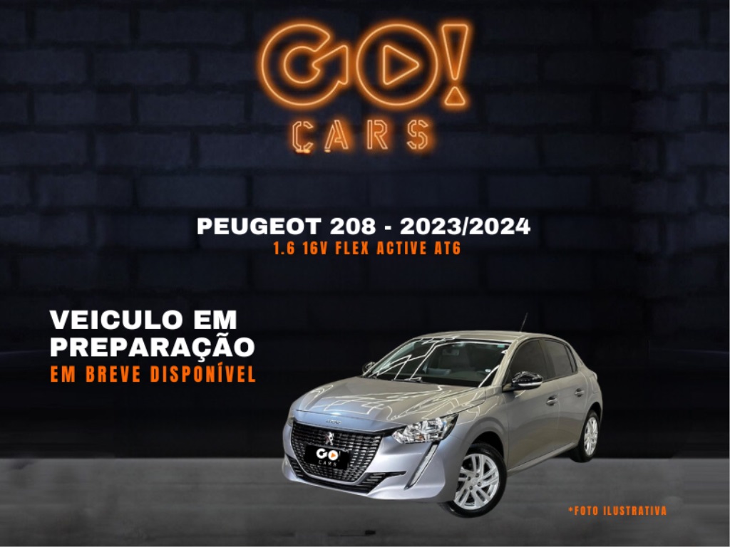 PEUGEOT 208 1.6 16V FLEX ACTIVE AT6 2023/2024
