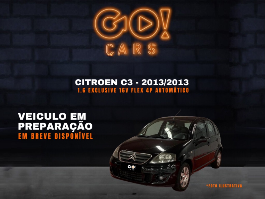 CITROEN C3 1.6 EXCLUSIVE 16V FLEX 4P AUTOMÁTICO 2013/2013