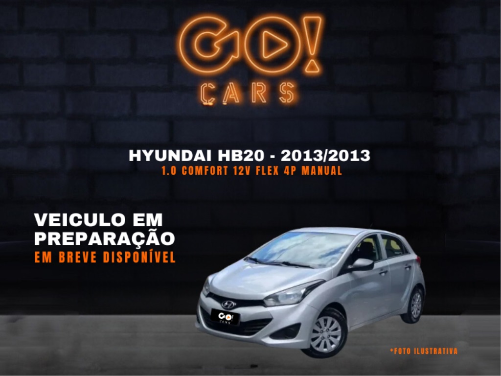 HYUNDAI HB20 1.0 COMFORT 12V FLEX 4P MANUAL 2013/2013