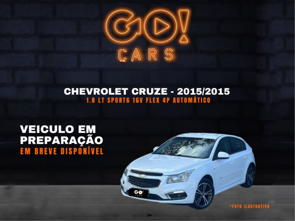 CHEVROLET CRUZE 1.8 LT SPORT6 16V FLEX 4P AUTOMÁTICO 2015/2015