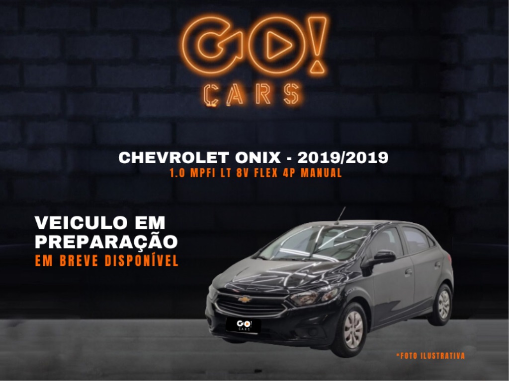 CHEVROLET ONIX 1.0 MPFI LT 8V FLEX 4P MANUAL 2019/2019