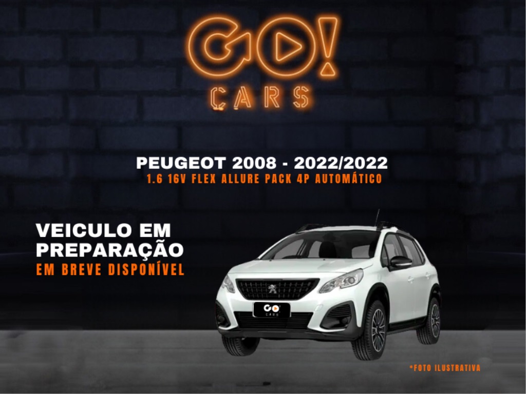 PEUGEOT 2008 1.6 16V FLEX ALLURE PACK 4P AUTOMÁTICO 2022/2022