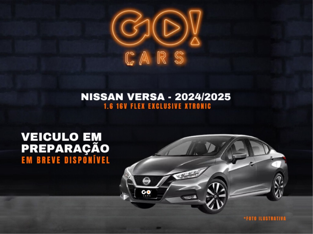 NISSAN VERSA 1.6 16V FLEX EXCLUSIVE XTRONIC 2024/2025