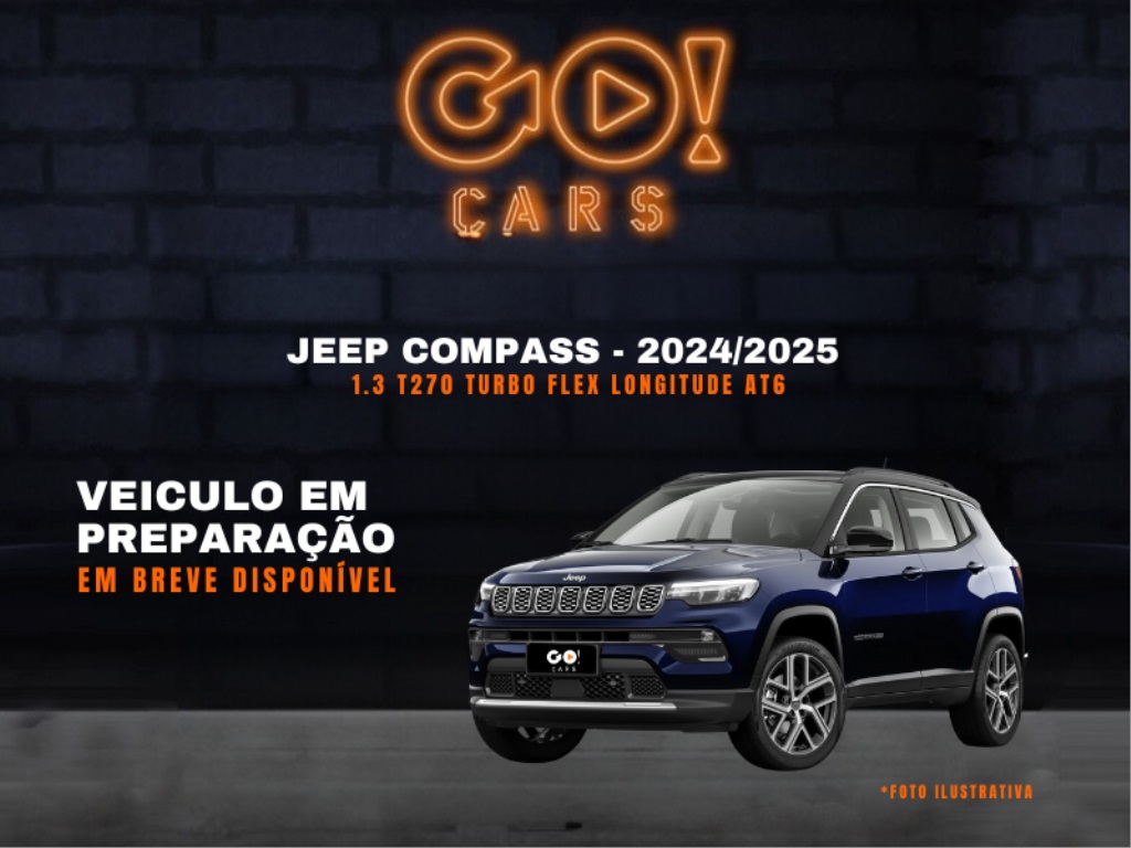 JEEP COMPASS 1.3 T270 TURBO FLEX LONGITUDE AT6 2024/2025