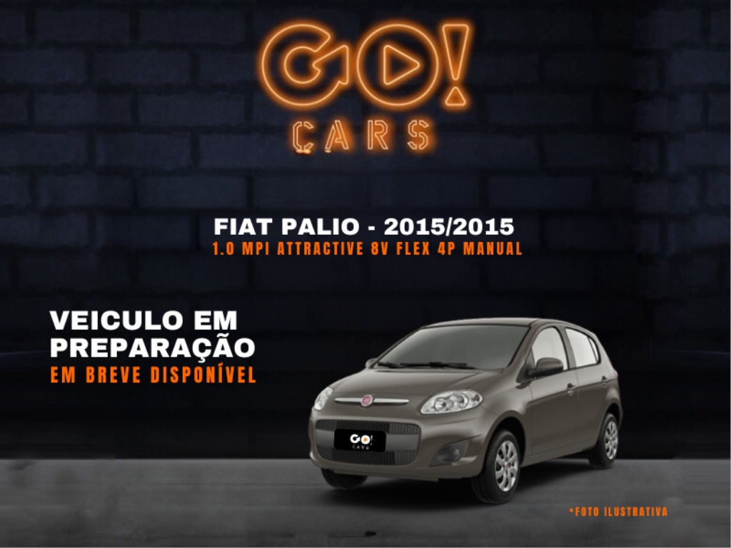 FIAT PALIO 1.0 MPI ATTRACTIVE 8V FLEX 4P MANUAL 2015/2015