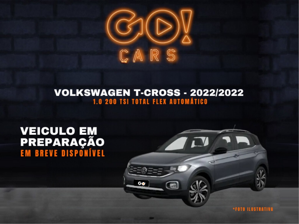 VOLKSWAGEN T-CROSS 1.0 200 TSI TOTAL FLEX AUTOMÁTICO 2022/2022