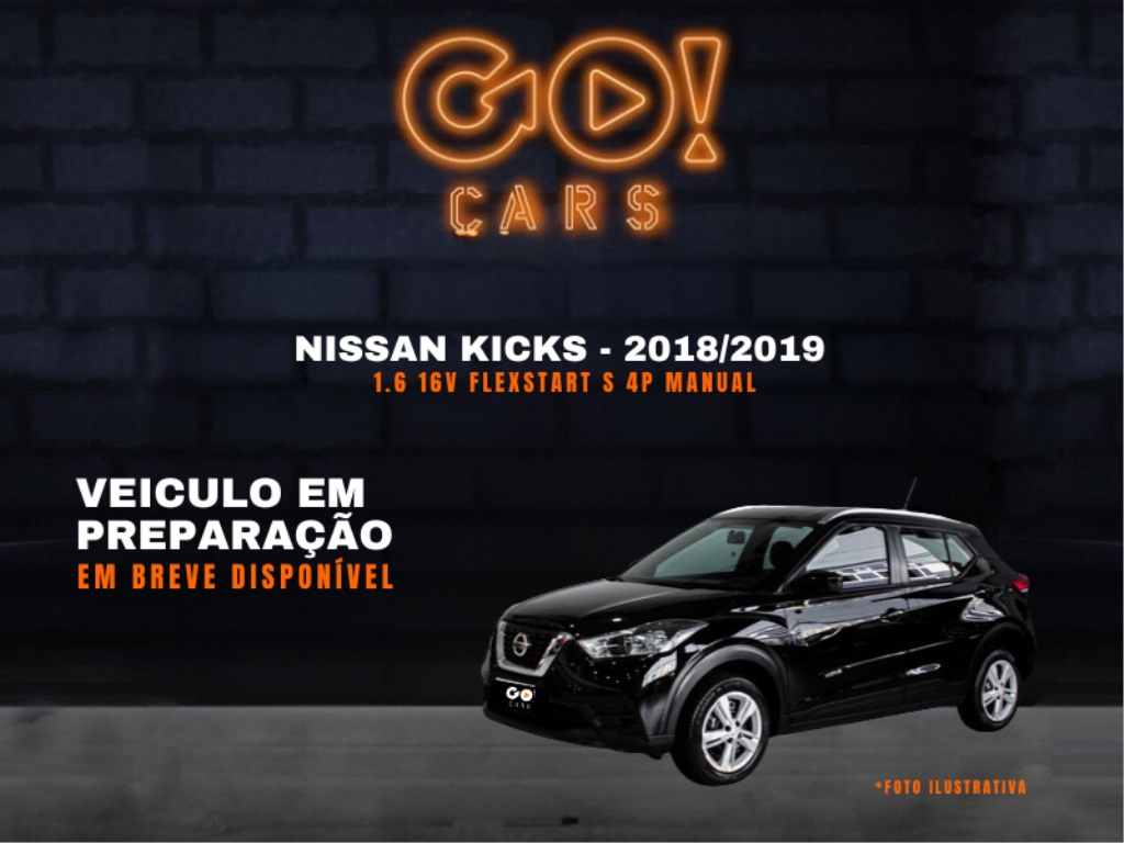 NISSAN KICKS 1.6 16V FLEXSTART S 4P MANUAL 2018/2019