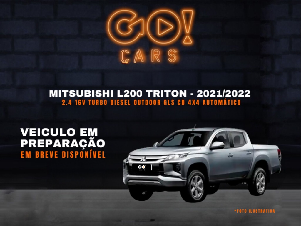 MITSUBISHI L200 TRITON 2.4 16V TURBO DIESEL OUTDOOR GLS CD 4X4 AUTOMÁTICO 2021/2022