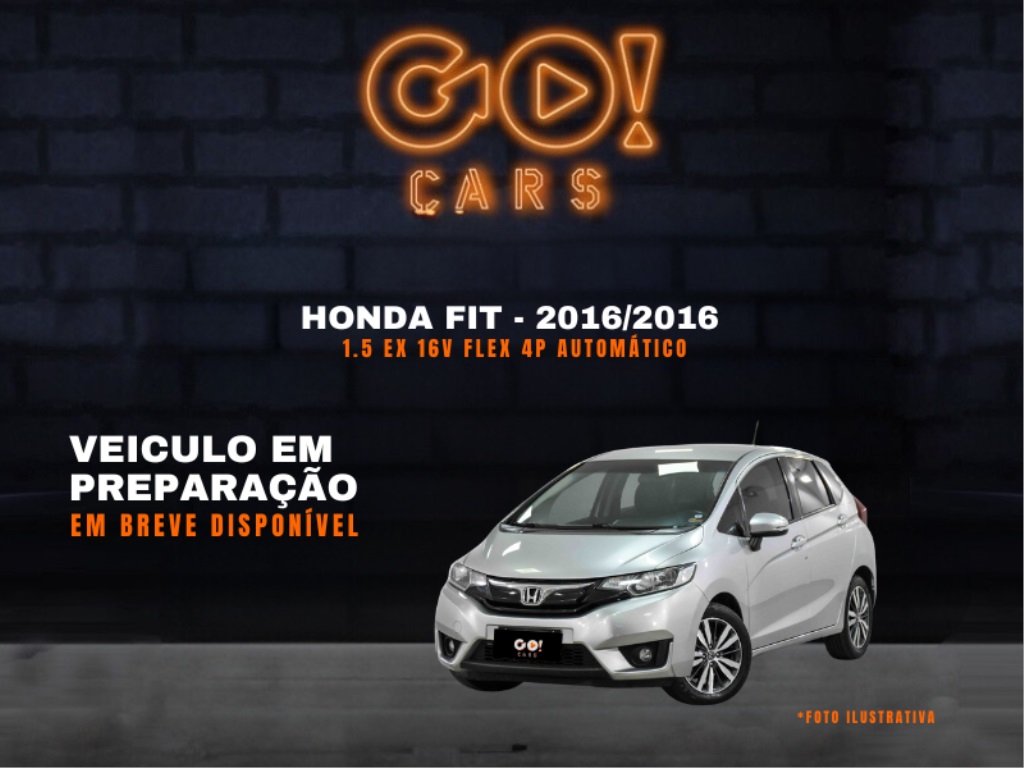 HONDA FIT 1.5 EX 16V FLEX 4P AUTOMÁTICO 2016/2016