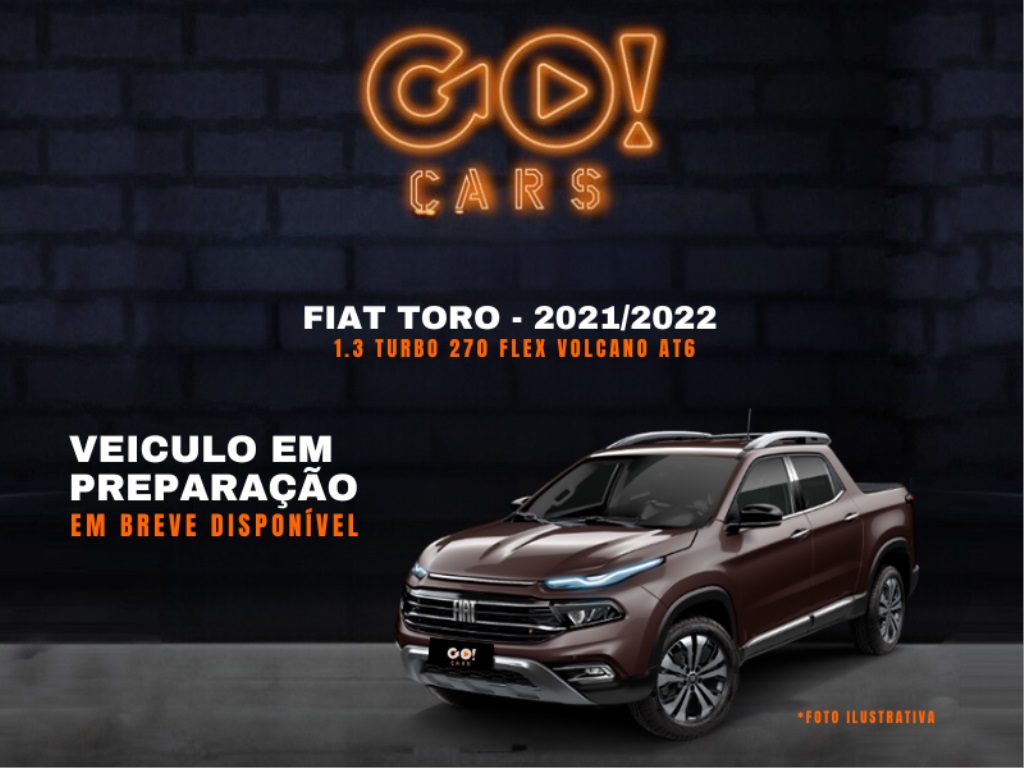 FIAT TORO 1.3 TURBO 270 FLEX VOLCANO AT6 2021/2022