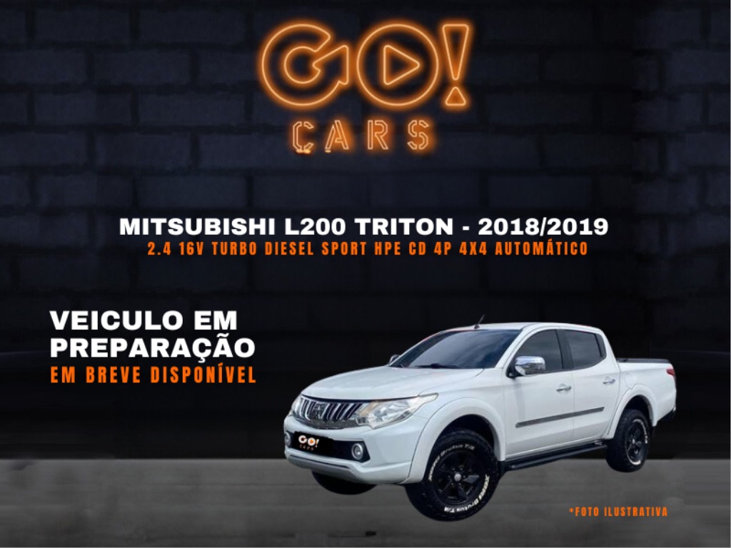 MITSUBISHI L200 TRITON 2.4 16V TURBO DIESEL SPORT HPE CD 4P 4X4 AUTOMÁTICO 2018/2019