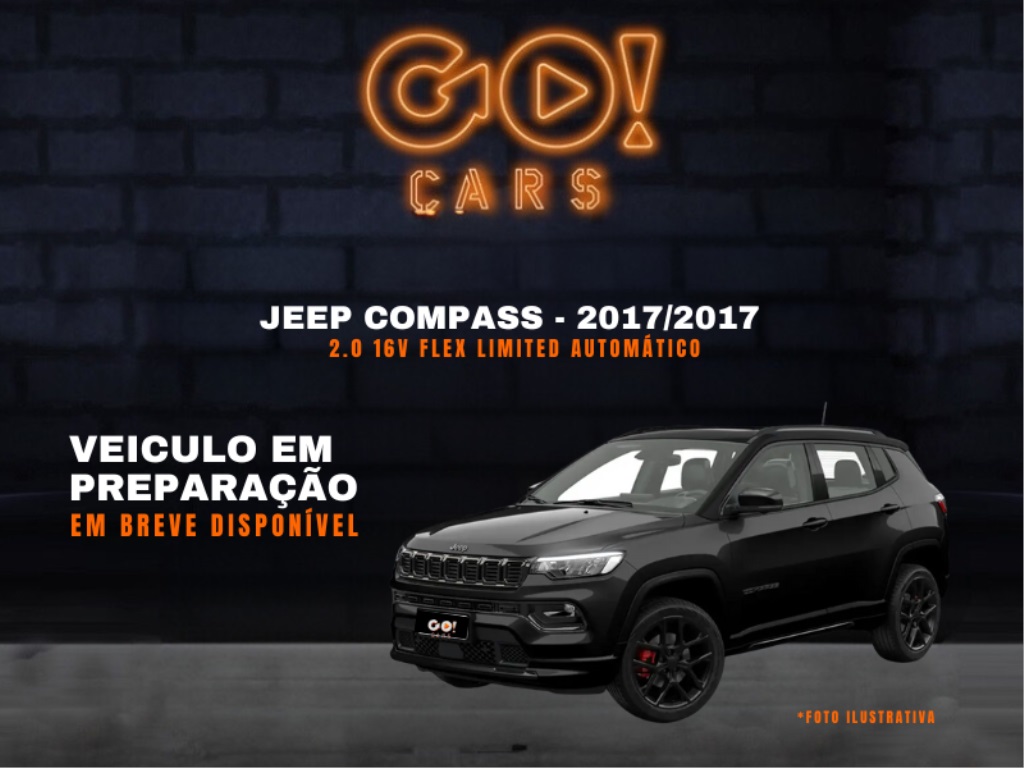 JEEP COMPASS 2.0 16V FLEX LIMITED AUTOMÁTICO 2017/2017