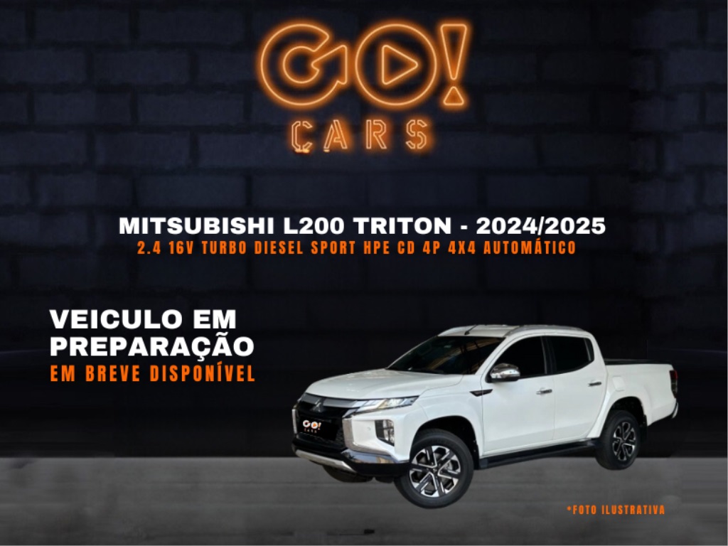 MITSUBISHI L200 TRITON 2.4 16V TURBO DIESEL SPORT HPE CD 4P 4X4 AUTOMÁTICO 2024/2025