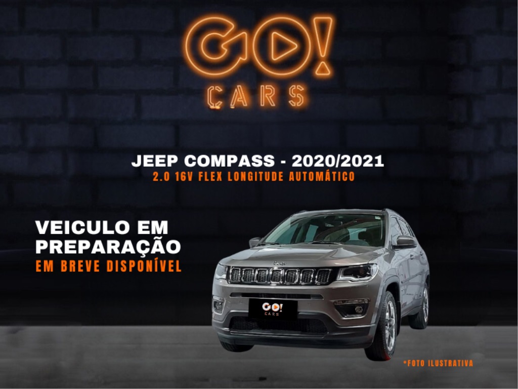 JEEP COMPASS 2.0 16V FLEX LONGITUDE AUTOMÁTICO 2020/2021
