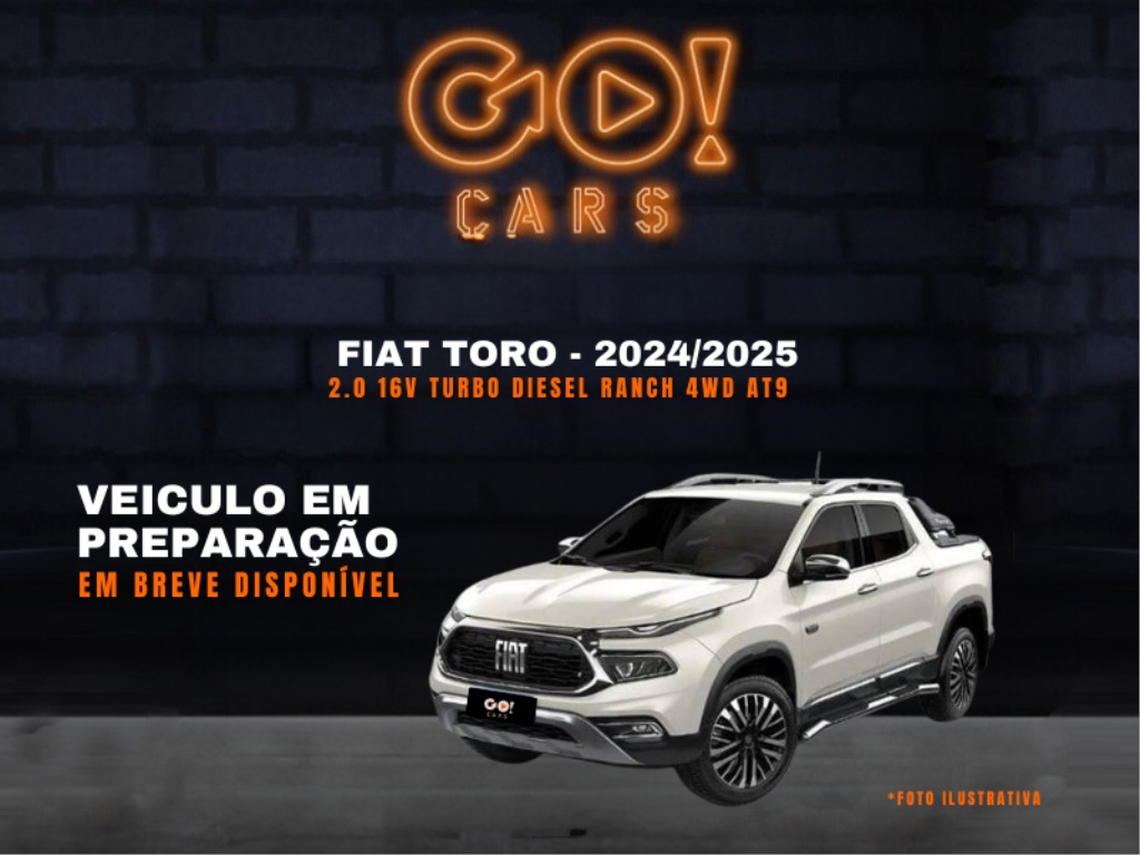 FIAT TORO 2.0 16V TURBO DIESEL RANCH 4WD AT9 2024/2025