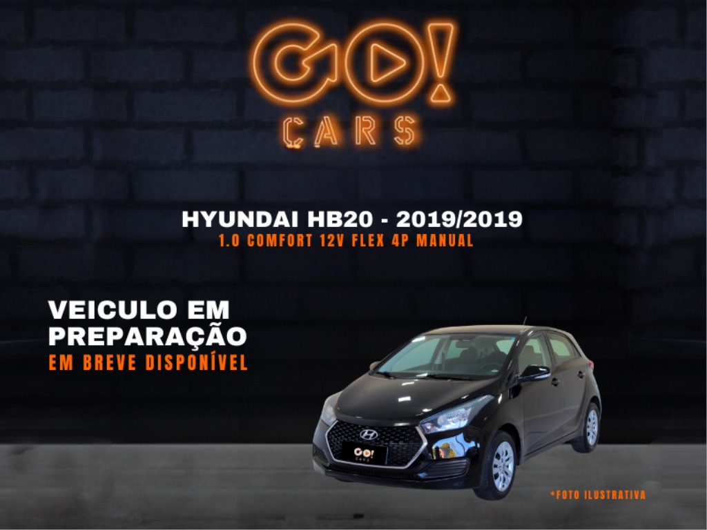 HYUNDAI HB20 1.0 COMFORT 12V FLEX 4P MANUAL 2019/2019