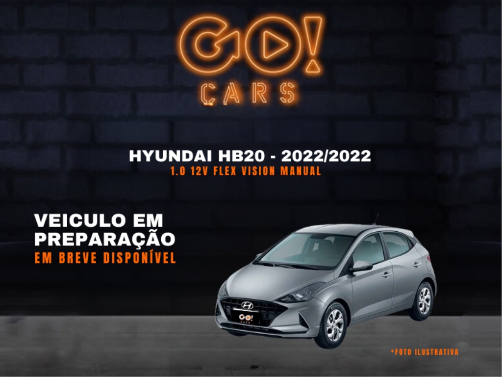 HYUNDAI HB20 1.0 12V FLEX VISION MANUAL 2022/2022