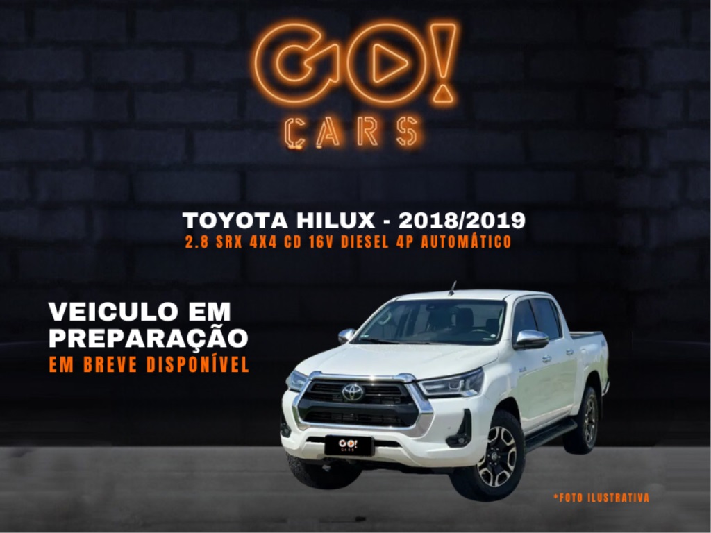 TOYOTA HILUX 2.8 SRX 4X4 CD 16V DIESEL 4P AUTOMÁTICO 2018/2019