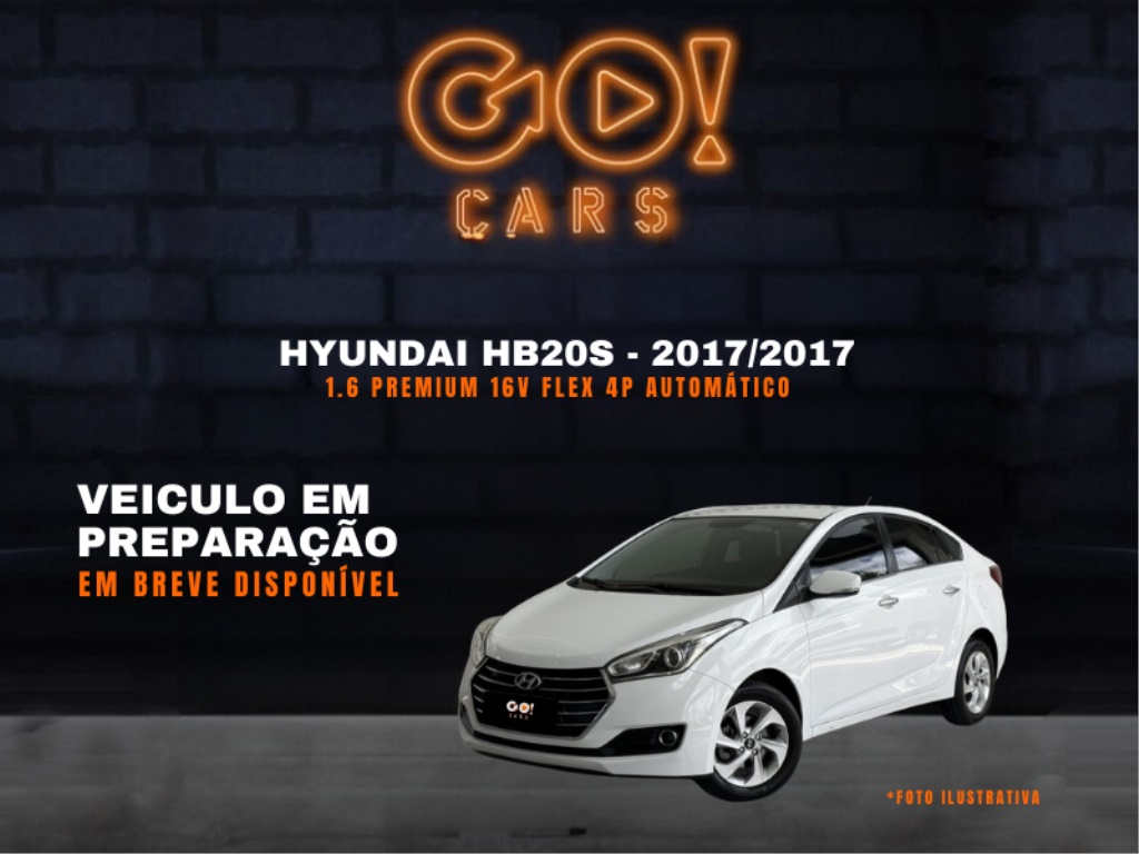 HYUNDAI HB20S 1.6 PREMIUM 16V FLEX 4P AUTOMÁTICO 2017/2017