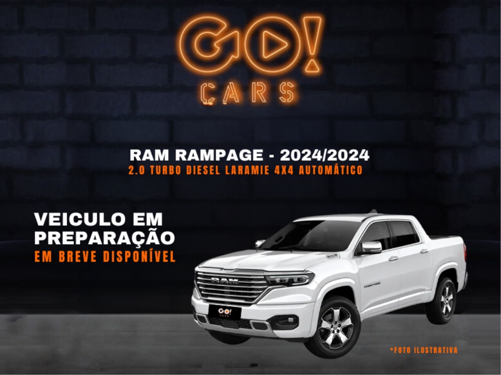 RAM RAMPAGE 2.0 TURBO DIESEL LARAMIE 4X4 AUTOMÁTICO 2024/2024