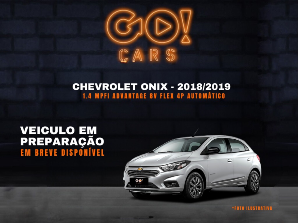 CHEVROLET ONIX 1.4 MPFI ADVANTAGE 8V FLEX 4P AUTOMÁTICO 2018/2019