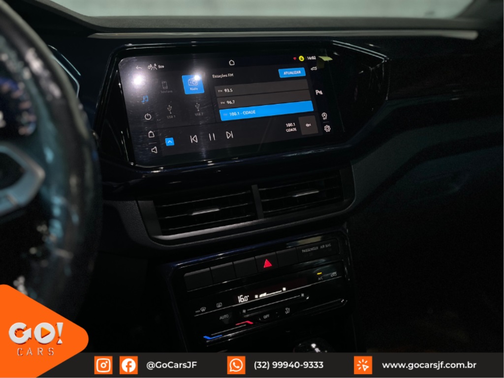 VOLKSWAGEN T-CROSS 1.0 200 TSI TOTAL FLEX COMFORTLINE AUTOMÁTICO 2024