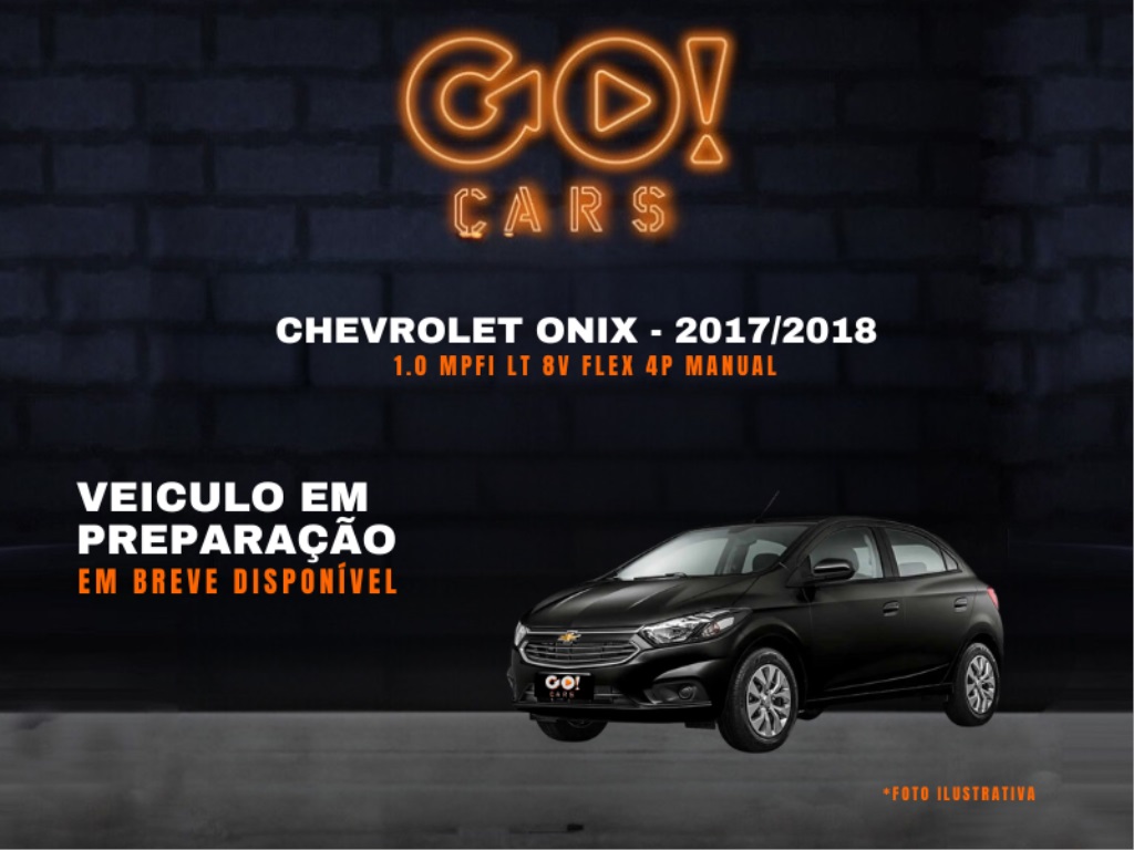 CHEVROLET ONIX 1.0 MPFI LT 8V FLEX 4P MANUAL 2017/2018