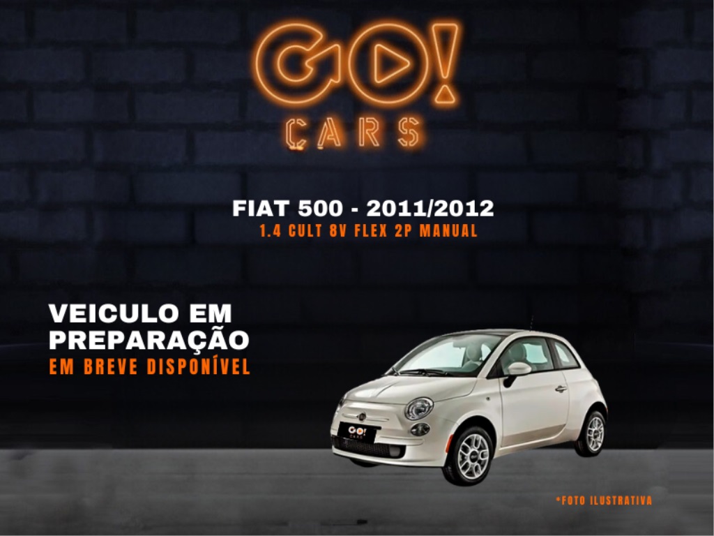 FIAT 500 1.4 CULT 8V FLEX 2P MANUAL 2011/2012