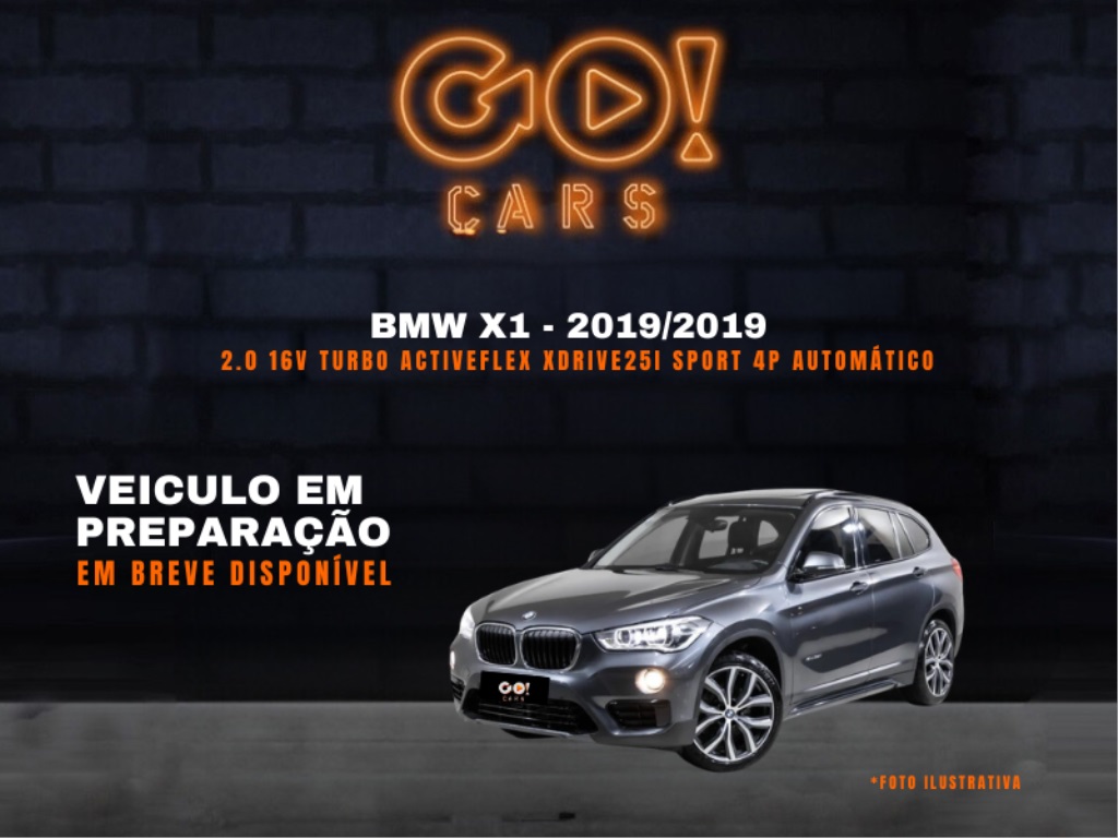 BMW X1 2.0 16V TURBO ACTIVEFLEX XDRIVE25I SPORT 4P AUTOMÁTICO 2019/2019