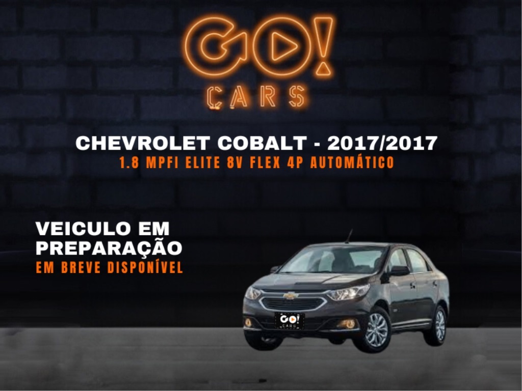 CHEVROLET COBALT 1.8 MPFI ELITE 8V FLEX 4P AUTOMÁTICO 2017/2017