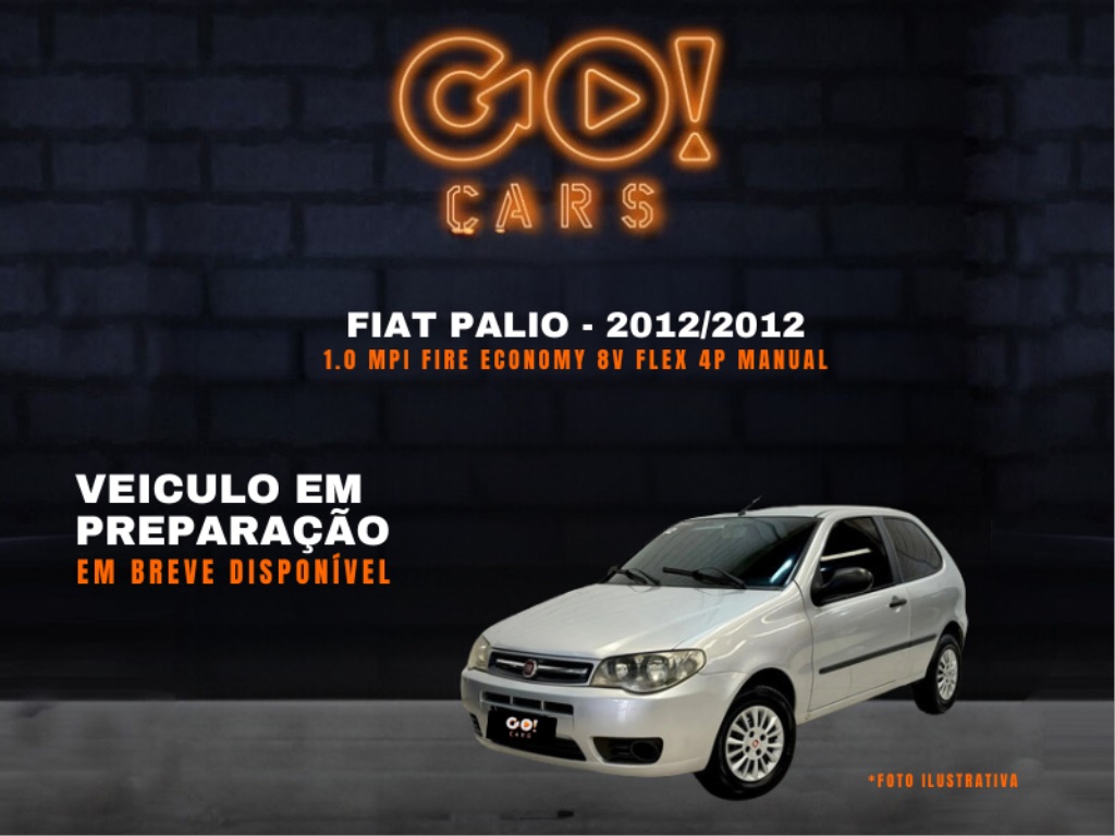 FIAT PALIO 1.0 MPI FIRE ECONOMY 8V FLEX 4P MANUAL 2012/2012