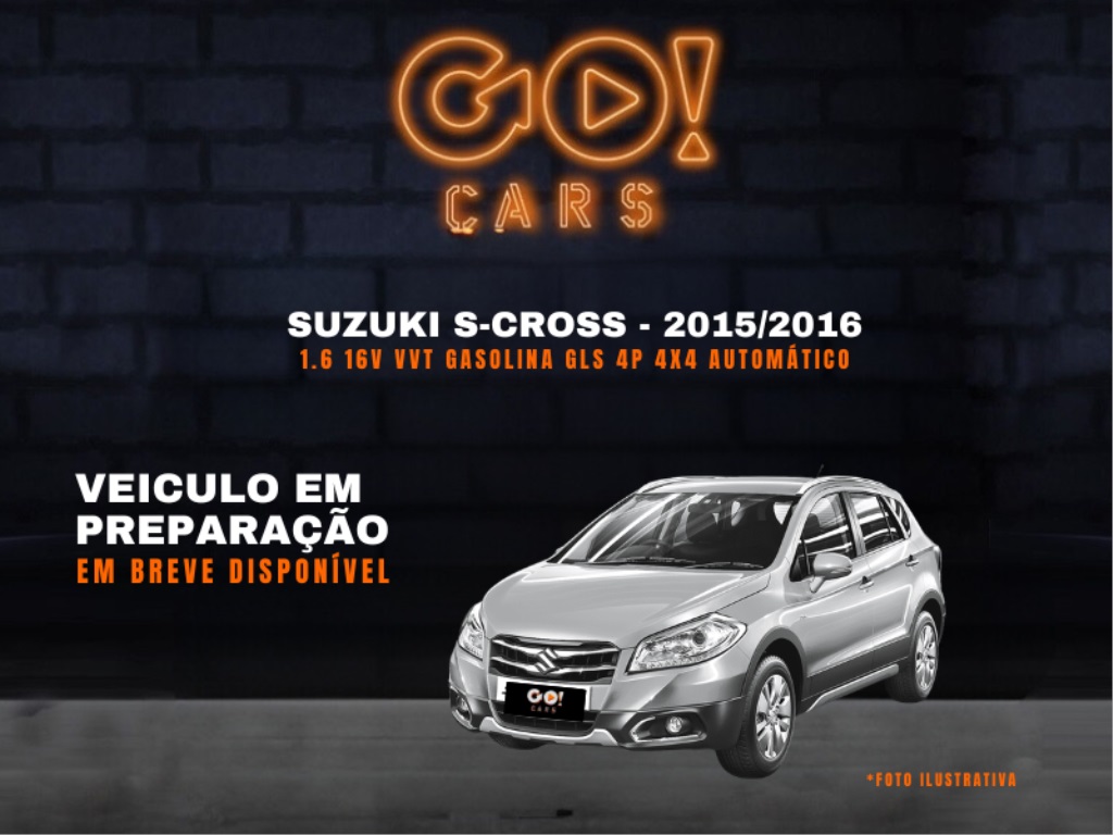 SUZUKI S-CROSS 1.6 16V VVT GASOLINA GLS 4P 4X4 AUTOMÁTICO 2015/2017