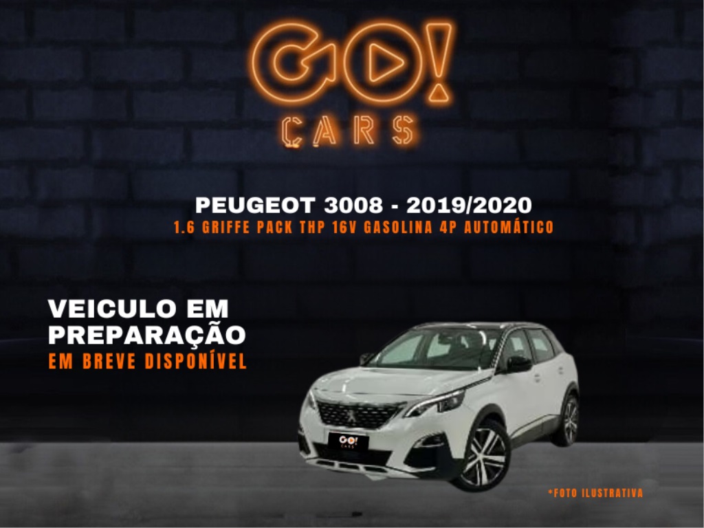 PEUGEOT 3008 1.6 GRIFFE PACK THP 16V GASOLINA 4P AUTOMÁTICO 2019/2020