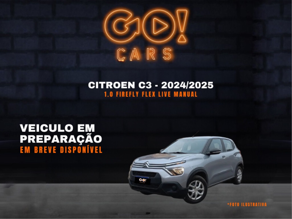 CITROEN C3 1.0 FIREFLY FLEX LIVE MANUAL 2024/2025
