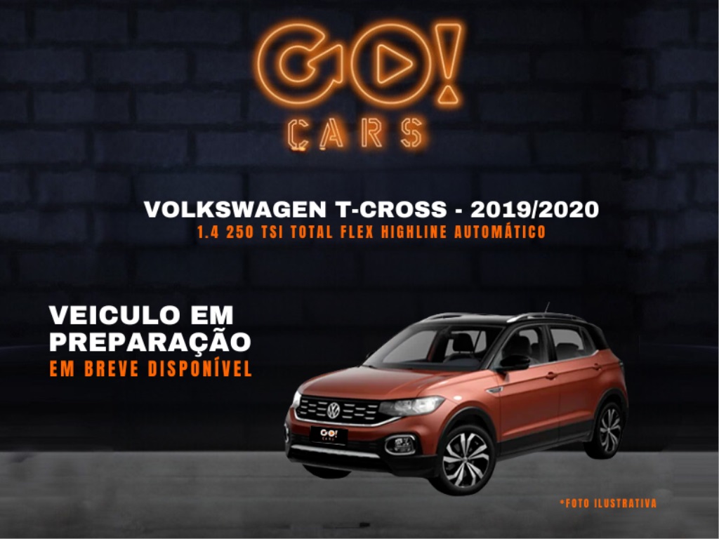 VOLKSWAGEN T-CROSS 1.4 250 TSI TOTAL FLEX HIGHLINE AUTOMÁTICO 2019/2020