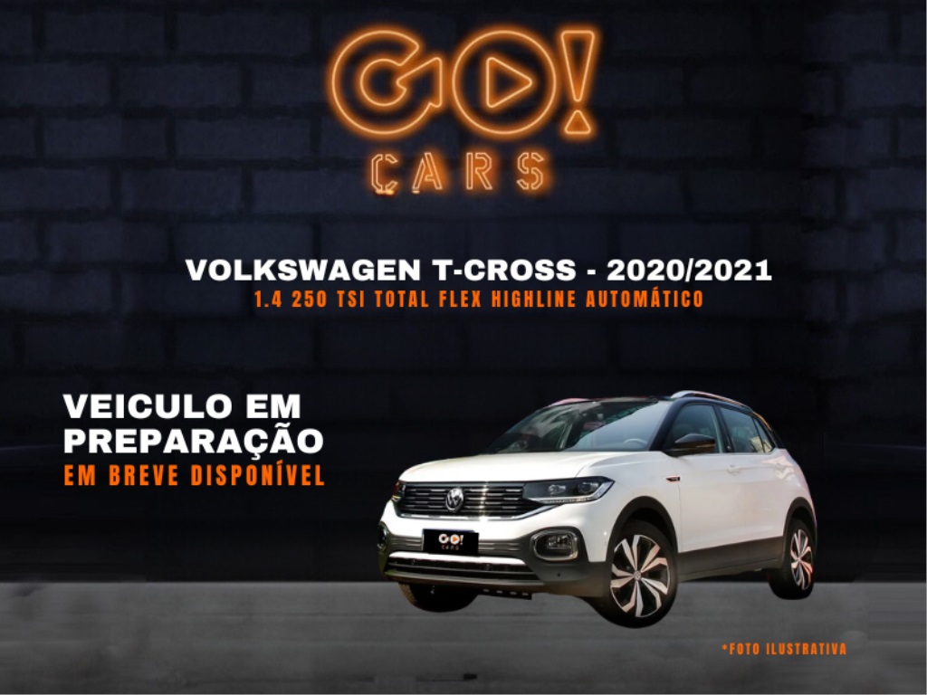 VOLKSWAGEN T-CROSS 1.4 250 TSI TOTAL FLEX HIGHLINE AUTOMÁTICO 2020/2021