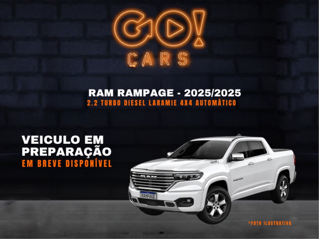RAM RAMPAGE 2.2 TURBO DIESEL LARAMIE 4X4 AUTOMÁTICO 2025/2025