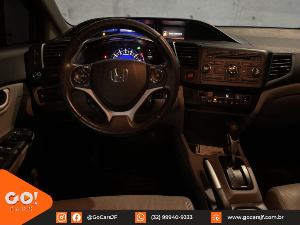 HONDA CIVIC 2.0 LXR 16V FLEX 4P AUTOMÁTICO 2016