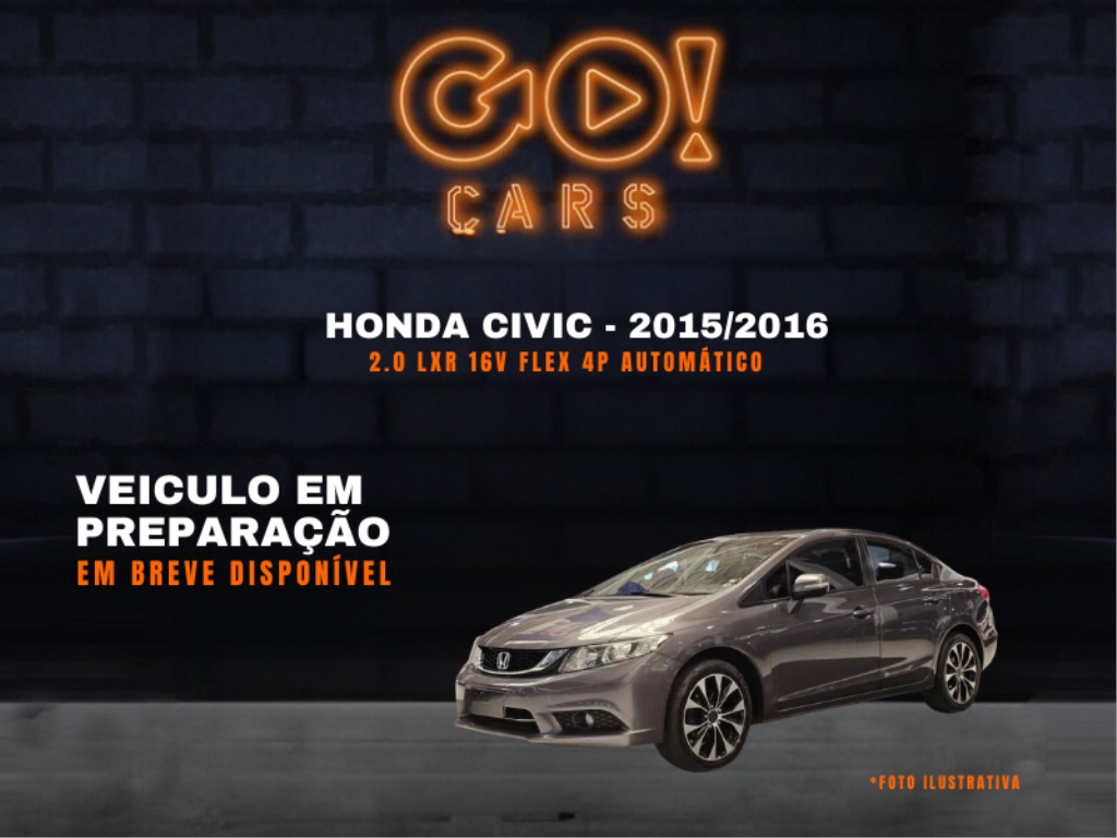 HONDA CIVIC 2.0 LXR 16V FLEX 4P AUTOMÁTICO 2015/2016