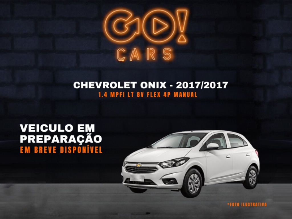 CHEVROLET ONIX 1.4 MPFI LT 8V FLEX 4P MANUAL 2017/2017