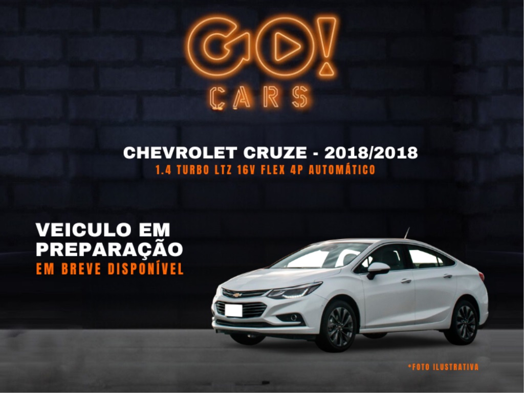 CHEVROLET CRUZE 1.4 TURBO LTZ 16V FLEX 4P AUTOMÁTICO 2018/2018