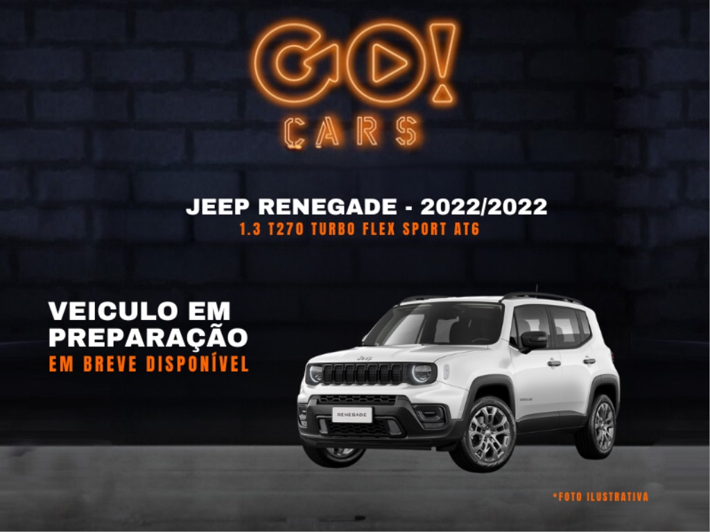 JEEP RENEGADE 1.3 T270 TURBO FLEX SPORT AT6 2022/2022
