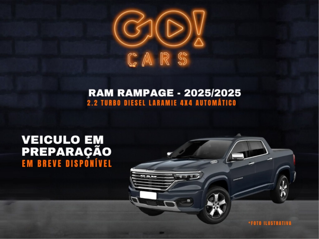 RAM RAMPAGE 2.2 TURBO DIESEL LARAMIE 4X4 AUTOMÁTICO 2025/2025