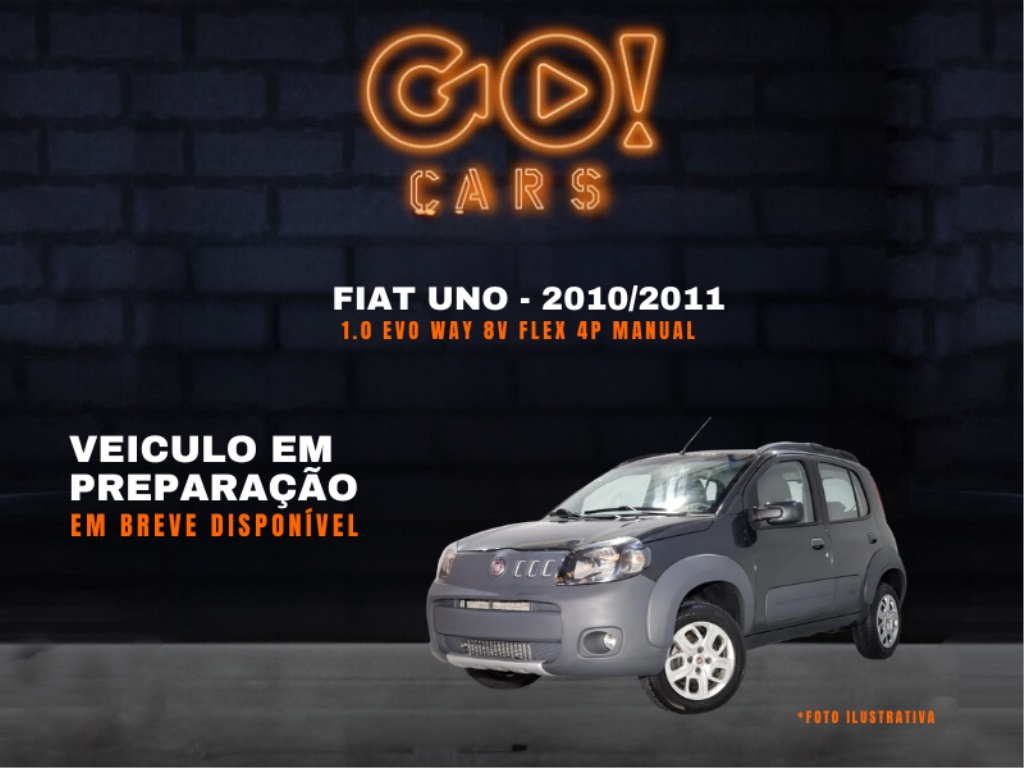 FIAT UNO 1.0 EVO WAY 8V FLEX 4P MANUAL 2010/2011