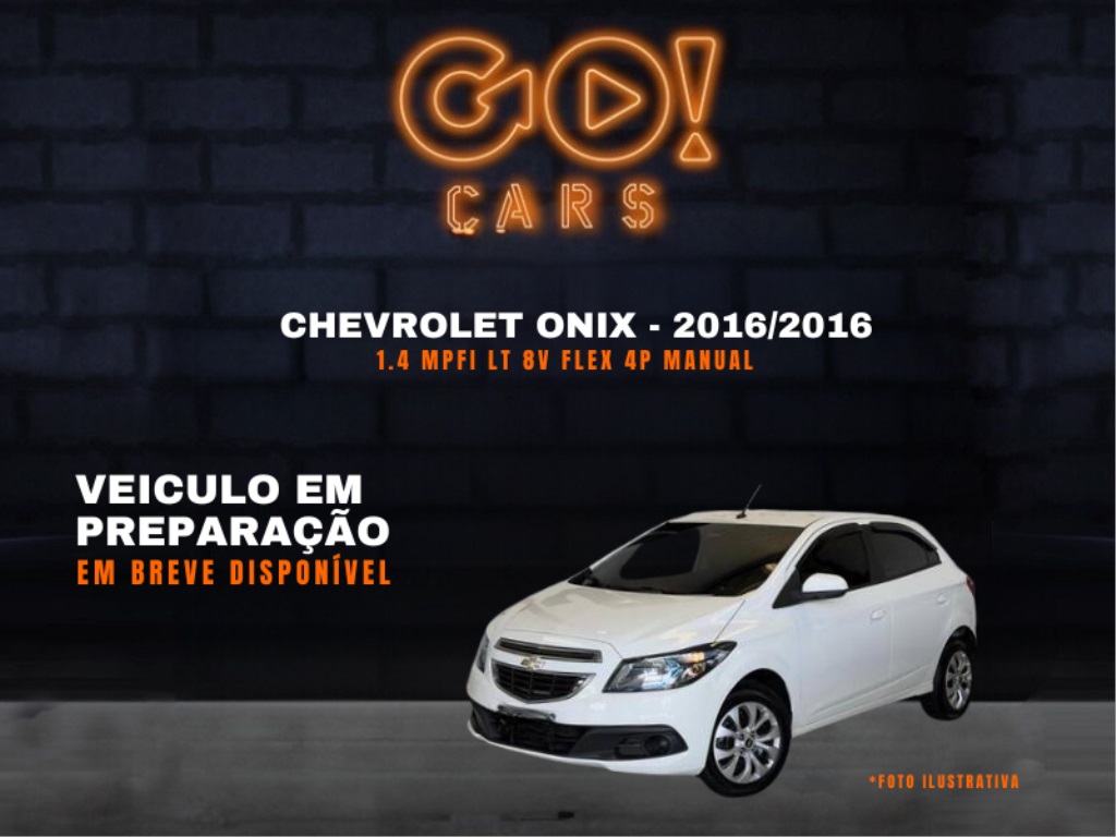 CHEVROLET ONIX 1.4 MPFI LT 8V FLEX 4P MANUAL 2016/2016