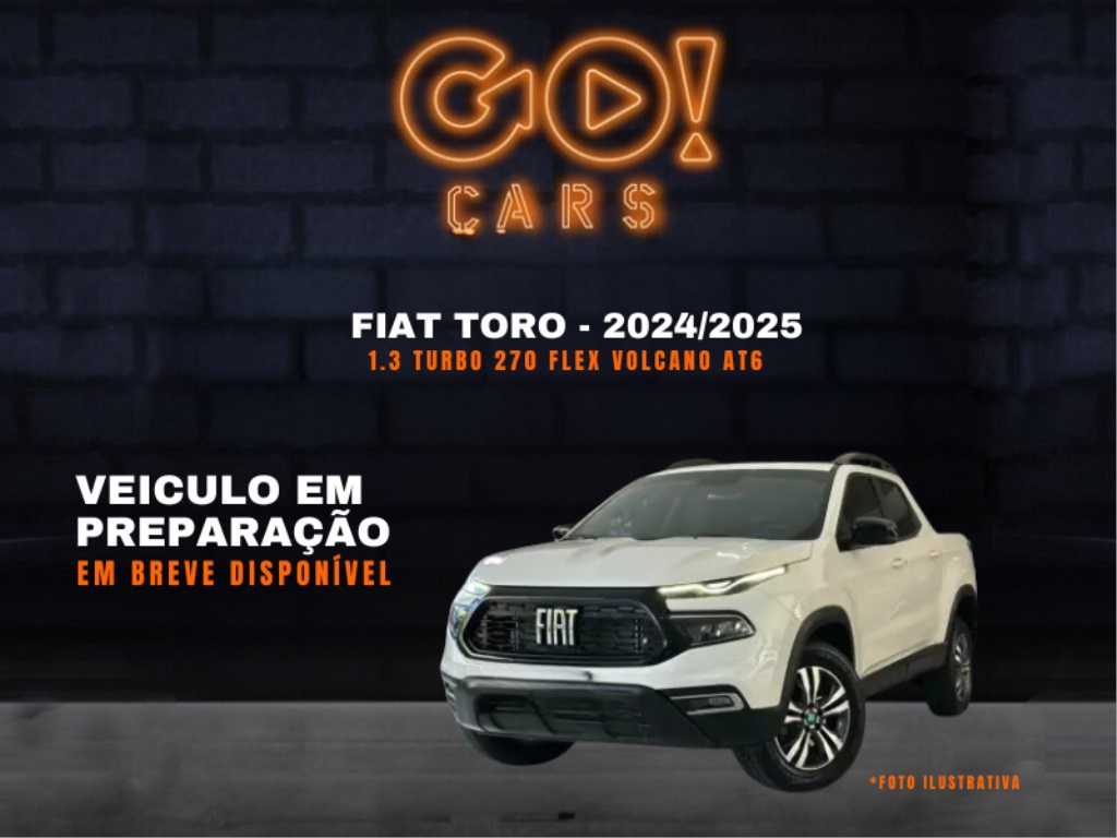 FIAT TORO 1.3 TURBO 270 FLEX VOLCANO AT6 2024/2025