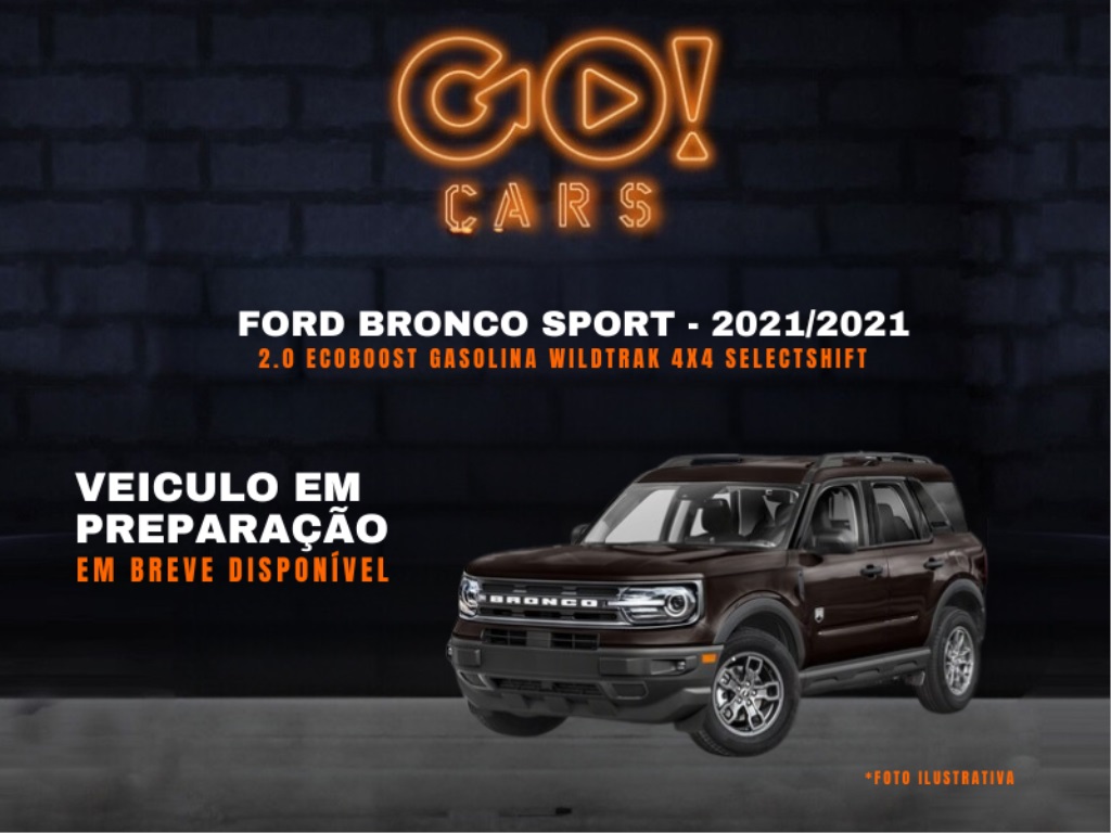 FORD BRONCO SPORT 2.0 ECOBOOST GASOLINA WILDTRAK 4X4 SELECTSHIFT 2021/2021