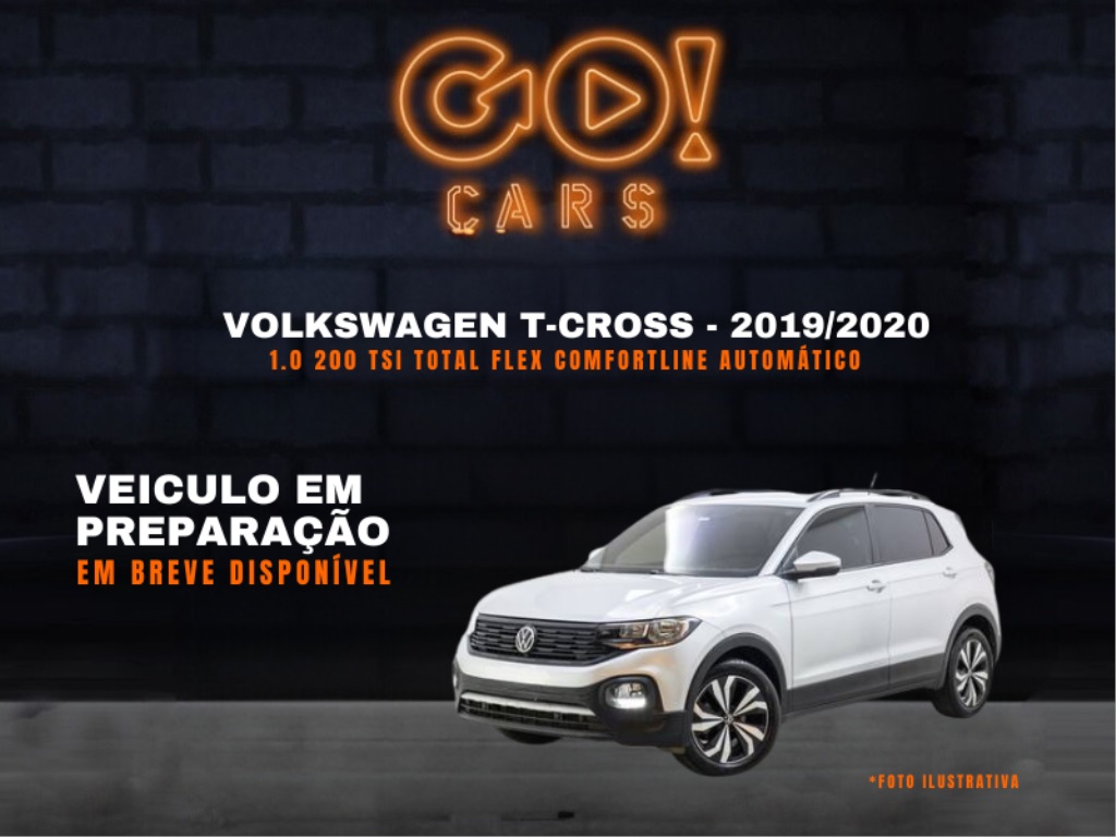 VOLKSWAGEN T-CROSS 1.0 200 TSI TOTAL FLEX COMFORTLINE AUTOMÁTICO 2019/2020