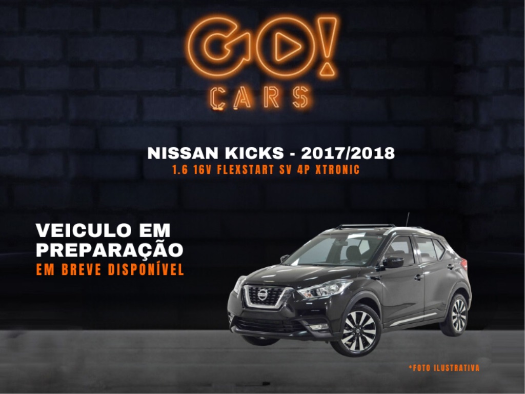NISSAN KICKS 1.6 16V FLEXSTART SV 4P XTRONIC 2017/2018